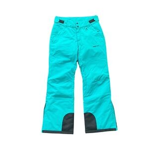 Arctix Womens 5K Insulated Ski Snowboard Pants Teal Waterproof Size M Regular